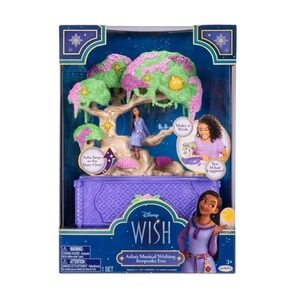 Disney Wish Asha's Musical Wishing Keepsake Box Sings as Stars‎ Glow New